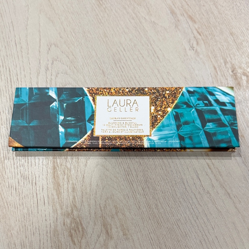 Laura Geller Teal and Gold Decorative Eyeshadow Palette